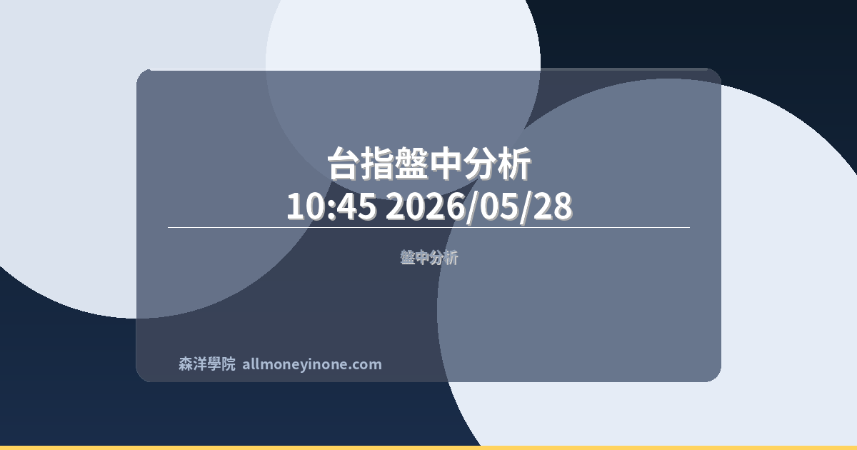 Taiex intraday 0528 1045