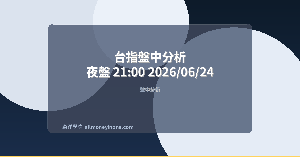 Taiex intraday 20260624 2100